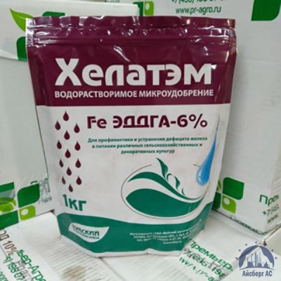 Удобрение ХЕЛАТЭМ Fe 6 Fe EDDHA (ЭДДГА) 6 % купить в Санкт-Петербурге
