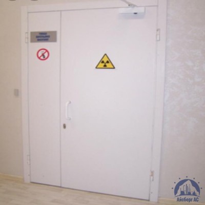 Рентгенозащитная алюминиевая дверь 1070х2080-1 мм купить в Санкт-Петербурге